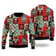 Crochet Red Christmas Holiday Ugly Christmas Sweater, Crochet Red Christmas Holiday 3D All Over Printed Sweater