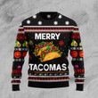 Merry Tacos Ugly Christmas Sweater, Merry Tacos 3D All Over Printed Sweater