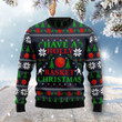 Holly Basket Basketball Christmas Ugly Christmas Sweater, Holly Basket Basketball Christmas 3D All Over Printed Sweater