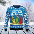 Surfer Swell Ugly Christmas Sweater, Surfer Swell 3D All Over Printed Sweater