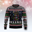 Black Cat Fluffmas Ugly Christmas Sweater, Black Cat Fluffmas 3D All Over Printed Sweater