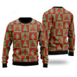 Classic Christmas Tree Pattern Ugly Christmas Sweater, Classic Christmas Tree Pattern 3D All Over Printed Sweater