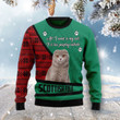 Scottish Fold All I Need Is My Cat It's Too Peopley Outside Ugly Christmas Sweater, Scottish Fold All I Need Is My Cat 3D All Over Printed Sweater