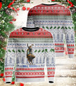 Bull Riding Ugly Christmas Sweater, Bull Riding 3D All Over Printed Sweater