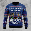 Crazy Cat Ugly Christmas Sweater, Crazy Cat 3D All Over Printed Sweater