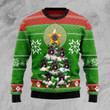 German Shepherd Pine Ugly Christmas Sweater, German Shepherd Pine 3D All Over Printed Sweater