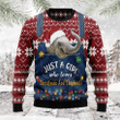 Just A Girl Who Loves Christmas And Elephants Ugly Christmas Sweater, Just A Girl Who Loves Christmas And Elephants 3D All Over Printed Sweater