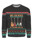 Guitar Old Vintage Ugly Christmas Sweater, Guitar Old Vintage 3D All Over Printed Sweater