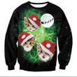 Cat Christmas Ugly Christmas Sweater, Cat Christmas 3D All Over Printed Sweater