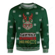 Ho Ho No Cat Christmas Ugly Christmas Sweater, Ho Ho No Cat Christmas 3D All Over Printed Sweater