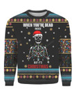 Skulls Christmas Ugly Christmas Sweater, Skulls Christmas 3D All Over Printed Sweater