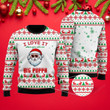 I Love It When You Call Me Big Poppa Ugly Christmas Sweater, I Love It When You Call Me Big Poppa 3D All Over Printed Sweater