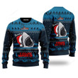 Santa Shark Ugly Christmas Sweater, Santa Shark 3D All Over Printed Sweater