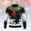Black Cat Mirror Ugly Christmas Sweater, Black Cat Mirror 3D All Over Printed Sweater