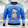 Personal Stalker Golden Retriever Ugly Christmas Sweater, Personal Stalker Golden Retriever 3D All Over Printed Sweater