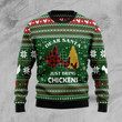 Dear Santa Just Bring Chickens Ugly Christmas Sweater, Dear Santa Just Bring Chickens 3D All Over Printed Sweater