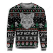 Black Cat Wicca Ugly Christmas Sweater, Black Cat Wicca 3D All Over Printed Sweater