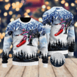 Snowboarding Ugly Christmas Sweater, Snowboarding 3D All Over Printed Sweater