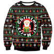 Merry Christmas Ugly Christmas Sweater, Merry Christmas 3D All Over Printed Sweater
