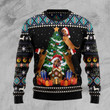 Dachshund Group Christmas Ugly Christmas Sweater, Dachshund Group Christmas 3D All Over Printed Sweater