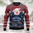 Just A Girl Who Loves Christmas And Pigs Ugly Christmas Sweater, Just A Girl Who Loves Christmas And Pigs 3D All Over Printed Sweater