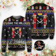 LGBT Lover Dyke The Halls Ugly Christmas Sweater, LGBT Lover Dyke The Halls 3D All Over Printed Sweater