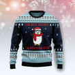 Not Short Penguin Size Ugly Christmas Sweater, Not Short Penguin Size 3D All Over Printed Sweater