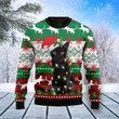Black Cat Light Christmas Ugly Christmas Sweater, Black Cat Light Christmas 3D All Over Printed Sweater