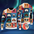 Funny Dog Face Christmas Ugly Christmas Sweater, Funny Dog Face Christmas 3D All Over Printed Sweater