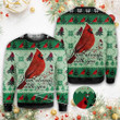 Cardinal Ugly Christmas Sweater, Cardinal 3D All Over Printed Sweater