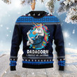 Dadacorn Protector Of My Unicorns Ugly Christmas Sweater, Dadacorn Protector Of My Unicorns 3D All Over Printed Sweater
