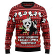 Panda Christmas Ugly Christmas Sweater, Panda Christmas 3D All Over Printed Sweater