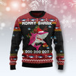 Mommy Shark Christmas Ugly Christmas Sweater, Mommy Shark Christmas 3D All Over Printed Sweater