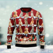 Siberian Husky Ugly Christmas Sweater, Siberian Husky 3D All Over Printed Sweater