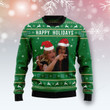 Happy Holiday Ugly Christmas Sweater, Happy Holiday 3D All Over Printed Sweater
