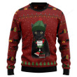Black Cat Coffee Ugly Christmas Sweater, Black Cat Coffee 3D All Over Printed Sweater