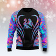 Dragon Color Ugly Christmas Sweater, Dragon Color 3D All Over Printed Sweater