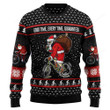 Santa Claus Love Biking Ugly Christmas Sweater, Santa Claus Love Biking 3D All Over Printed Sweater