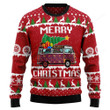 Hippie Car Merry Christmas Ugly Christmas Sweater, Hippie Car Merry Christmas 3D All Over Printed Sweater