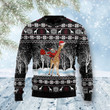 Giraffe And Santa Ugly Christmas Sweater, Giraffe And Santa 3D All Over Printed Sweater