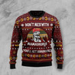 Dinosaur Mom Ugly Christmas Sweater, Dinosaur Mom 3D All Over Printed Sweater