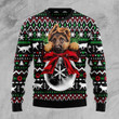 German Shepherd Xmas Ball Ugly Christmas Sweater, German Shepherd Xmas Ball 3D All Over Printed Sweater