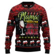 Red Wine Mama Ugly Christmas Sweater, Red Wine Mama 3D All Over Printed Sweater
