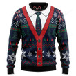 Cardigan Ugly Christmas Sweater, Cardigan 3D All Over Printed Sweater