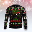 Black Cat Be Jolly Ugly Christmas Sweater, Black Cat Be Jolly 3D All Over Printed Sweater