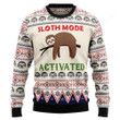 Sloth Mode Activated Ugly Christmas Sweater, Sloth Mode Activated 3D All Over Printed Sweater
