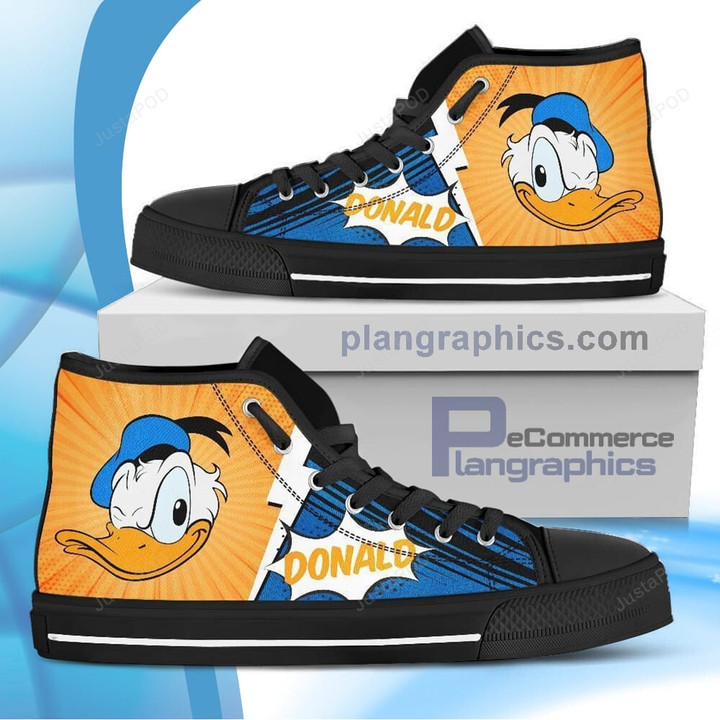 Donald Duck High Top Shoes