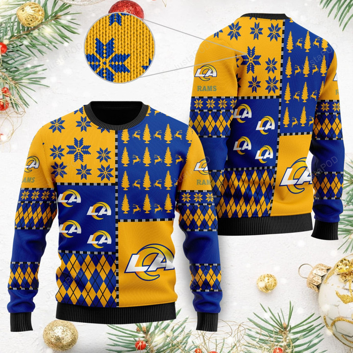 Los Angeles Rams Ugly Christmas Sweaters Best Christmas Gift For...