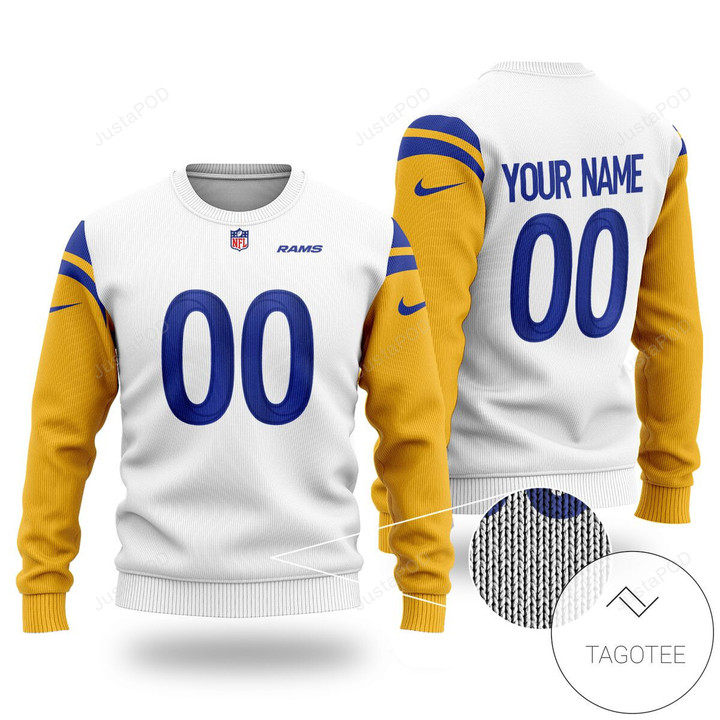 Personalized NFL Los Angeles Rams Ugly Christmas Sweater
