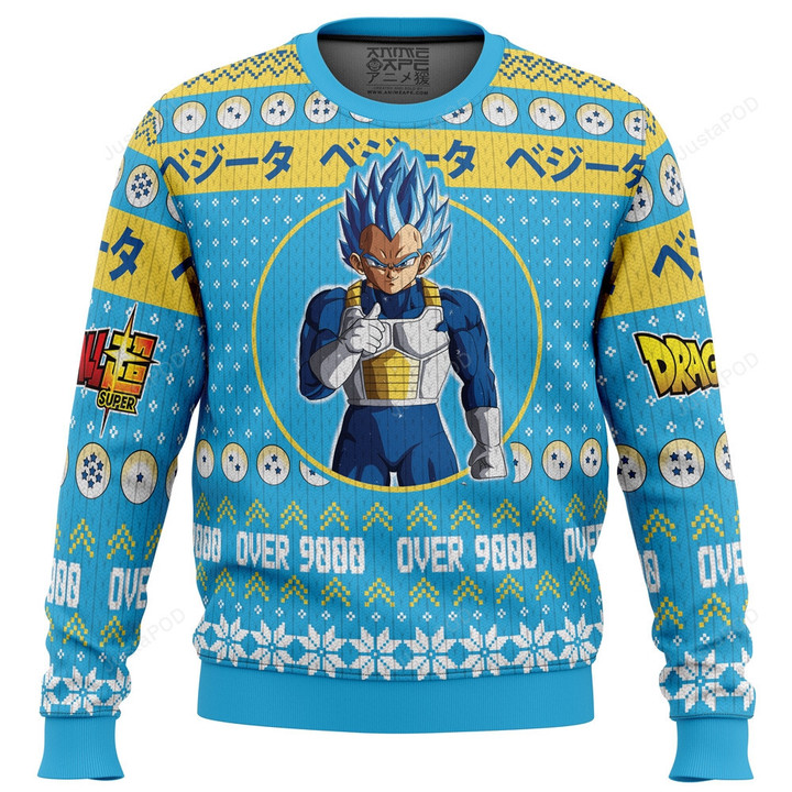 Christmas Vegeta Dragon Ball Z Ugly Christmas Sweater